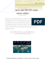 La fake news del MUOS como ‎‎«maxi radar»‎, por Manlio Dinucci
