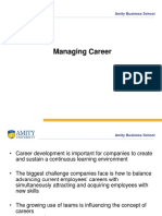 Managing Career: Amity Business School