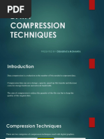 Data Compression Techniques