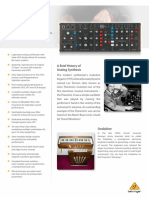 BEHRINGER - MODEL D P0CQJ - Product Information Document