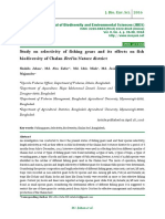 Study On Selectivity of Fishing Gears and It's Effects On Fish Biodiversity of Chalan BEEL in Natore District