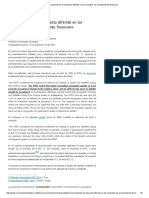 Reconocimiento de Impuesto Diferido en Los Contratos de Arrendamiento Financiero