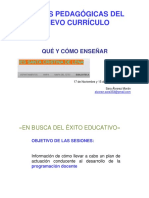 CLAVES PEDAGOGICAS DEL  CURRICULO 