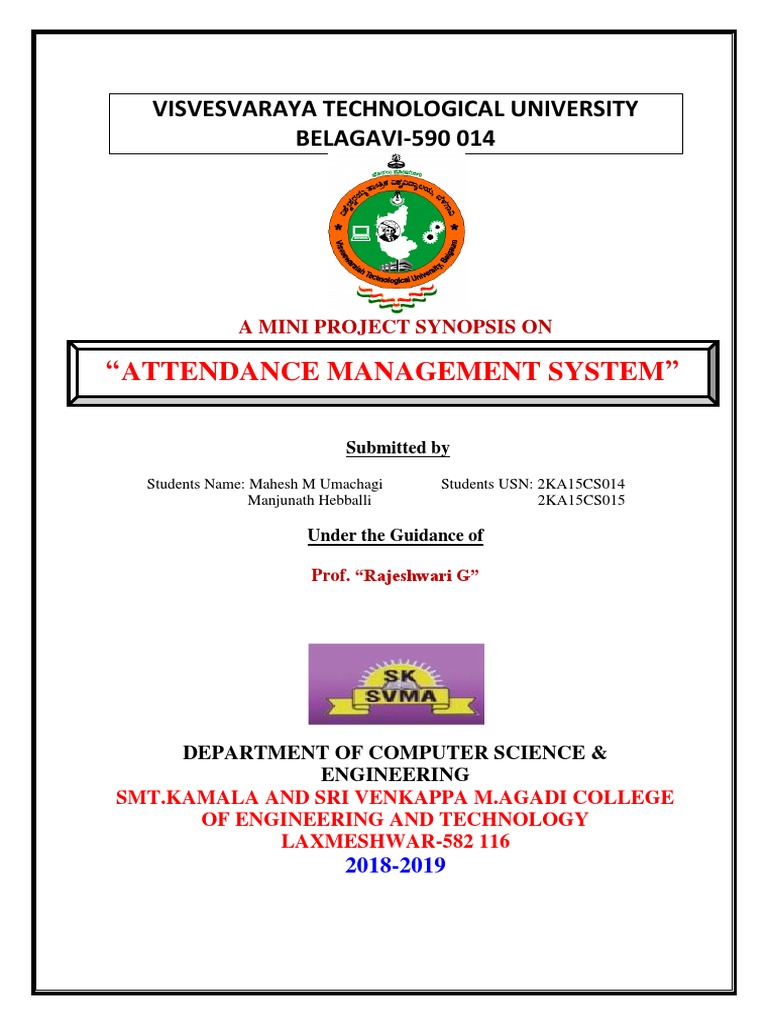 NMMMM: Attendance Management System | PDF | Databases | Password