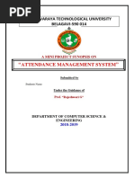 NMMMM: Attendance Management System