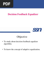 Decision Feedback Equaliser