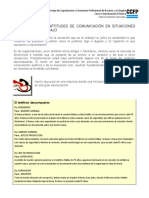 Lección 1-3 Las Aptitudes de Comunicación en Situaciones de Trabajo