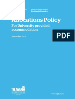 Residential Services Allocation Policy