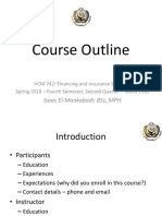 Course Outline: Isaac El-Mankabadi BSC, MPH