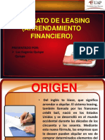 Contrato de Leasing (Arrendamiento Financiero)