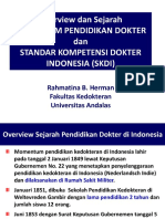 KP 1.1.1.4 - Overview Dan Sejarah Kurikulum Pendidikan Dokter Dan SKDI