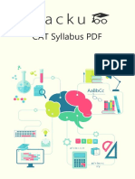 CAT Syllabus PDF