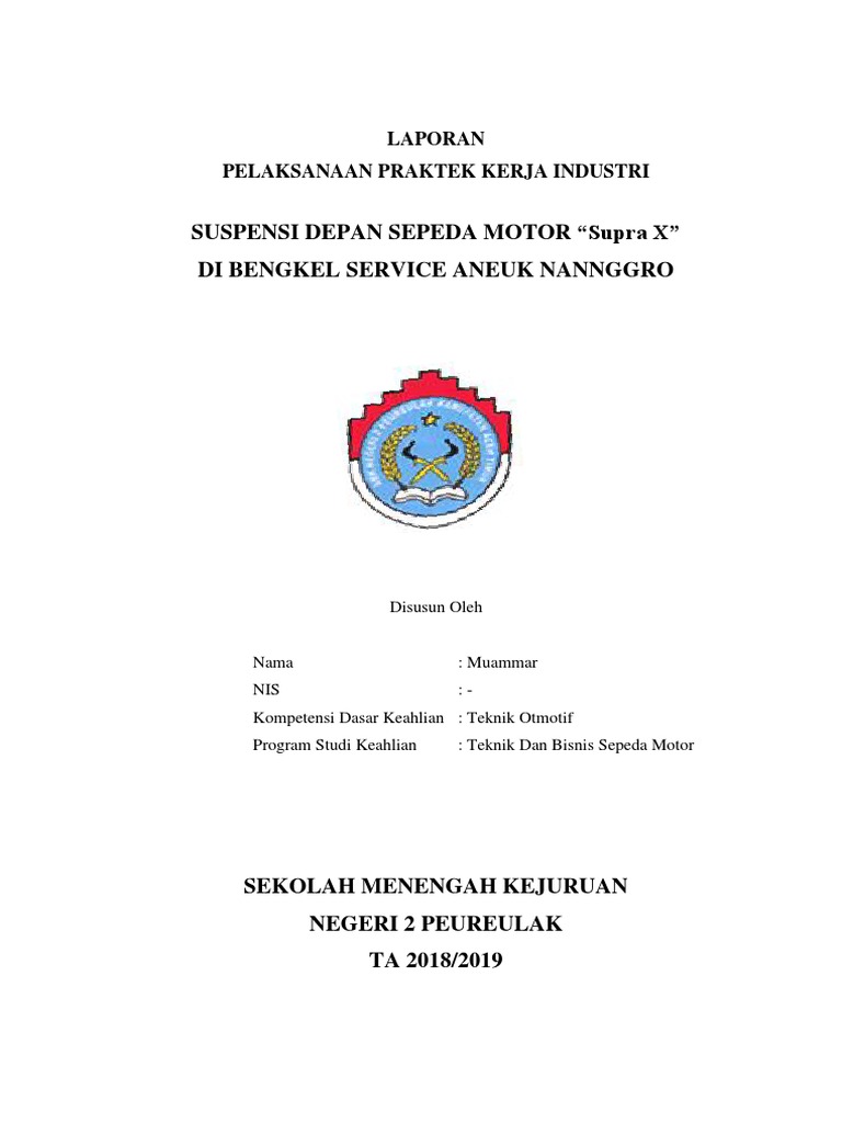 Suspensi Depan Supra X Muammar