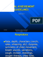 Initial Assessement Guidelines