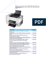 Daftar Harga Printer Epson