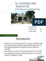 Jindal Naturecure Institute: (Organizational Development in Global Setting)