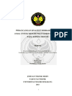 Pengaruh Variasi Lobe Separation Angle Camshaft Dan Variasi Putaran Mesin Terhadap Daya Pada Sepeda Motor Honda Supra X 125 Tahun 2008