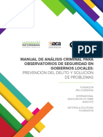 Manual de Analisis Criminal y Observatorios Locales Web