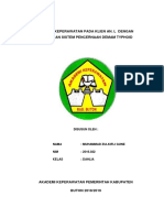 Proposal Demam Tifoid