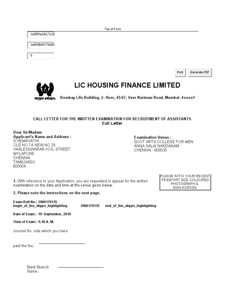 Lic Housing Finance Limited | PDF | Government | Business