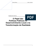 o papel das políticas públicas no desenvolvimento