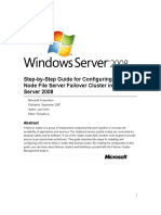 Step-by-Step Guide for Configuring a Two-Node File Server Failover Cluster in Windows Server 2008.doc