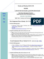 CS240B:ADVANCED DATA BASES and KNOWLEDGE BASES Syllabus