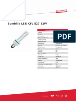 Bombilla Led CFL E27 12w