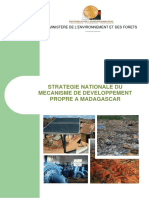 Stratégie Nationale Du Mécanisme de Développement Propre à Madagascar