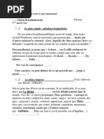 Canevas de Production Écrite