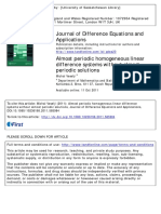 Journal of Difference Equations and Applications