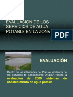 Evaluacion de Los Sistemas de Agua potable-DIGESA