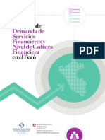 Encuesta Nacional de Demanda de Servicios Financieros y Nivel de Cultura Financiera en El Perú