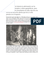 A Lo Largo de La Historia La Adivinación Se Ha Centrado en Templos o Sitios Geográficos