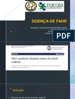 Seminário Residência Médica em Psiquiatria Prefeitura de Curitiba Novembro 2018: Doença de Fahr 