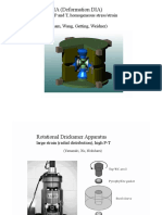 D-DIA (Deformation DIA) : High-P and T, Homogeneous Stress/strain (Durham, Wang, Getting, Weidner)