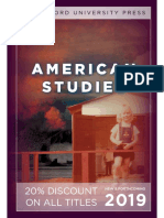 American Studies Catalog 2019 (Stanford University Press)