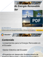 Proyectos de Energia Renovable en El Ecuador PDF