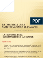 La Industria de La Construcción en El Ecuador