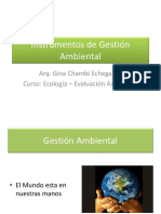 Instrumentos de Gestion Ambiental