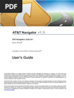 AT&T Navigator v1.1 User's Guide for iPhone