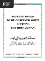 Tajweed Rules