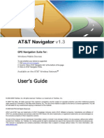 AT&T Navigator v1.3 User's Guide for Windows Mobile