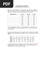 STF1103 - Kruskal-Wallis Friedman Test Assignment v2