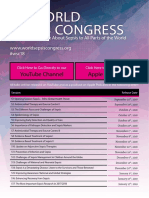 Release Schedule 2nd World Sepsis Congress