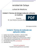 Unidad 2 Técnicas de Biología Molecular PDF