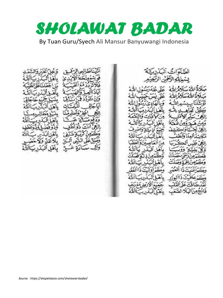 Sholawat Badar English Subtitle Abrahamic Religions