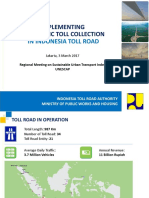 7.2 Use of Electronic Toll Collection System at Toll Network in Indonesia