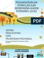 Pencatatan Dan Pelaporan Posyandu - 2018