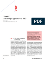 The Itc: A Strategic Approach To R&D